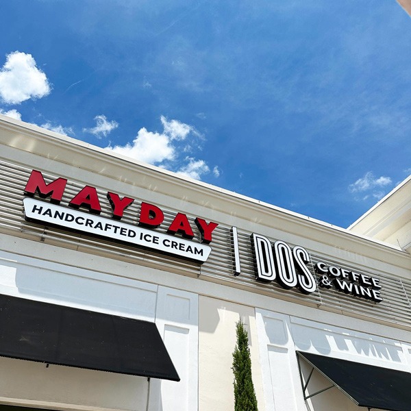 DOS Coffee & Wine, Mayday Handcrafted Ice Cream Open at Town Center